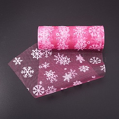 Rubans de maille déco flocon de neige&nbsp;OCOR-P010-G07