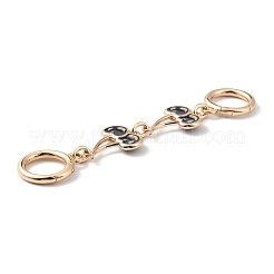 Rallonges de sangle de sac à main à maillons en émail cerise&nbsp;FIND-WH0126-158KCG-01