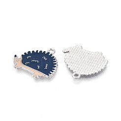 Pendentifs hérisson en alliage émaillé plaqué sur rack&nbsp;ENAM-T024-79A-P