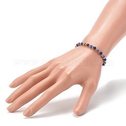 Braccialetti di stirata in rilievo naturale della pietra preziosa naturale&nbsp;BJEW-JB06257