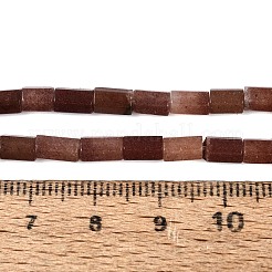 Hilos de cuentas de cuarzo rutilado con pelo de conejo rojo natural&nbsp;GG-N002-01A-11