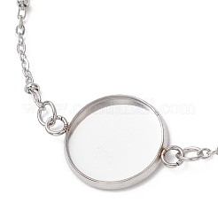 Herstellung von Satellitenkettenarmbändern aus Edelstahl 304&nbsp;BJEW-JB13164-04