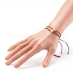 Bracelets réglables en fil de nylon&nbsp;BJEW-JB06345