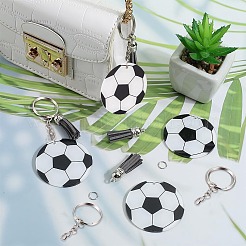 Kits de fabrication de porte-clés pendentifs en acrylique avec ballon de sport à faire soi-même&nbsp;DIY-SP0001-44D