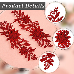 Accessori per costumi con paillettes ricamati in poliestere&nbsp;FIND-WH20020-238D