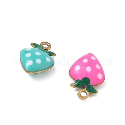 Pendentifs en acier inoxydable 304 émaillés&nbsp;STAS-F334-01G
