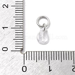 925 Sterling Silber mit Zirkonia Charms&nbsp;STER-Q004-05C-P
