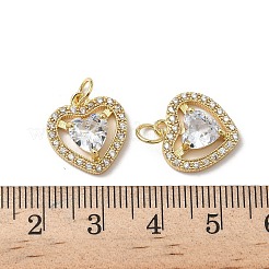 Colgante micropavé cubic zirconia de latón&nbsp;KK-L243-15G