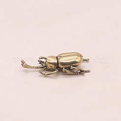 Messing Tee Haustier Allomyrina Dichotoma Figuren Statuen für Home Office Desktop Dekoration&nbsp;PW-WG96CDA-01