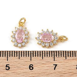 Ciondoli Shegrace in ottone con micro pavé di zirconi cubici&nbsp;XGRQ2O071-446B-G