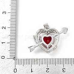 Pendentifs en laiton zircon cubique transparent&nbsp;KK-R226-04P