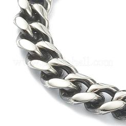 Bracelets à maillons cubains en acier inoxydable 304 résistant au ternissement pour hommes&nbsp;STAS-A051-04B