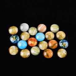 Leuchtende Glaskabochons&nbsp;GLAA-SZ0001-13