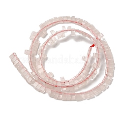 Natürlichen Rosenquarz Perlen Stränge&nbsp;G-Z045-A03-01