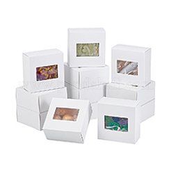 Boîtes d'emballage en papier kraft&nbsp;CON-WH0115-02A-01