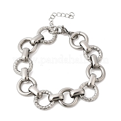 Bracelets à maillons en acier inoxydable 304 pour femmes&nbsp;BJEW-P388-02B-P