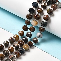 Natürliche Pietersite Perlenstränge&nbsp;G-G980-01