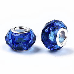 Transparenten Harz European Beads&nbsp;RPDL-T003-003-B01