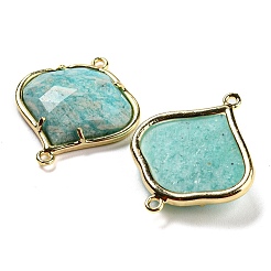 Natürliche Amazonite Verbinder Anschlüsse&nbsp;G-L514-018G