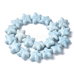 Perles en porcelaine faites à la main de la série Ocean&nbsp;X-PORC-R002-05-09