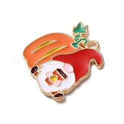 Pendentifs en alliage d'émail de ton doré du jour de Thanksgiving&nbsp;LS-ENAM-M002-02M-G