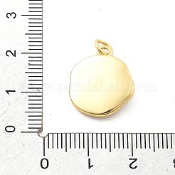 Pendentifs en laiton émaillé sur le thème de l'océan&nbsp;X-KK-Q029-01G-G