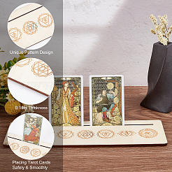 Ständer für Tarotkarten aus Holz&nbsp;DJEW-WH0034-34I-01