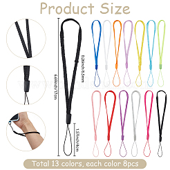 104 Stück Nylon-Handygurte in 13 Farben&nbsp;HJEW-SC0003-15