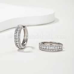 925 Ohrring aus Sterlingsilber mit Moissanit für Damen&nbsp;BC8310