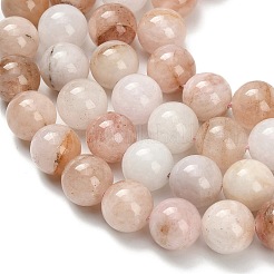 Rosa naturale perline morganite fili&nbsp;G-H335-B01-10mm