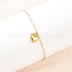 Braccialetti con ciondoli in acciaio inossidabile 304&nbsp;BJEW-H210-01G