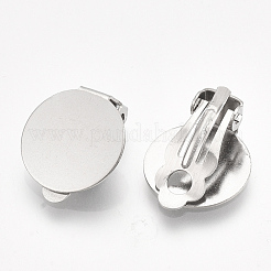 Clip per orecchini in acciaio inossidabile 304 anti-ossidazione&nbsp;STAS-T045-33D-P
