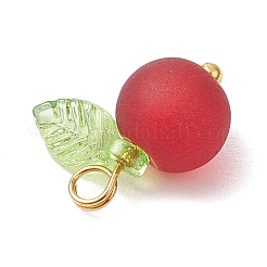 7 Stück 7 Farben Milchglas-Anhänger&nbsp;PALLOY-JF04087-01