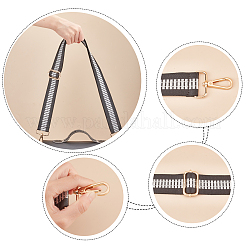 Verstellbarer Taschengurt aus Nylon mit Streifenmuster&nbsp;FIND-WH0092-42