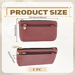 Portafogli con cerniera in pelle PU&nbsp;ABAG-WH0048-35A