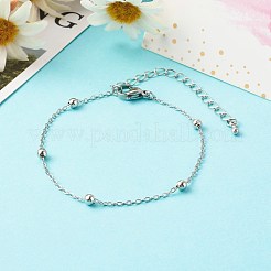 Bracelets chaîne satellite en laiton&nbsp;BJEW-JB06419