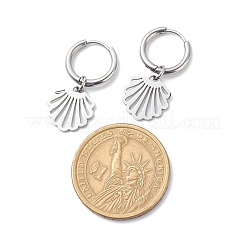 Boucles d'oreilles créoles pendantes en acier inoxydable 304 anti-ternissement pour femmes&nbsp;EJEW-JE05037