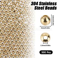 304 Edelstahlperlen&nbsp;STAS-SC0006-92C