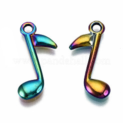 Regenbogenfarbene legierung anhänger&nbsp;PALLOY-S180-058-RS