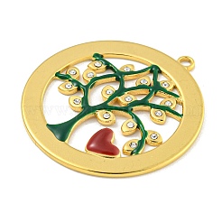Pendentifs en strass en acier inoxydable 304 avec placage ionique (IP)&nbsp;STAS-U007-03D-G