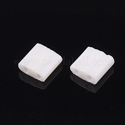 2-trou perles rocailles en verre opaque&nbsp;SEED-S023-08G