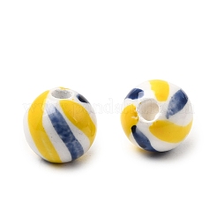 Perles en porcelaine manuelles&nbsp;PORC-P037-01A