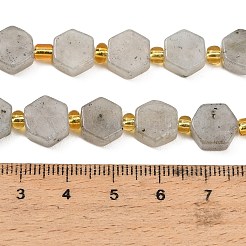 Natürliche weiße Labradorit-Perlenstränge&nbsp;G-F833-B10-01