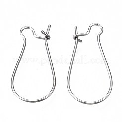 Orecchini a cerchio in acciaio inossidabile 304 anti-ossidazione&nbsp;STAS-S117-008D-01
