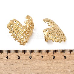 Pendientes de botón de acero inoxidable 304&nbsp;EJEW-G423-23G