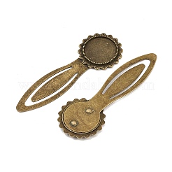20 mm Träger Lesezeichen Fassungen für Cabochon&nbsp;X-PALLOY-S033-40AB-NR