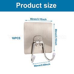 Percha de plástico con gancho de acero inoxidable 201&nbsp;SW-TAC0002-06