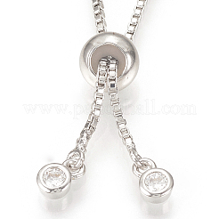 Danlingjewelry Messing Slider Armbänder machen&nbsp;KK-DL0001-04P