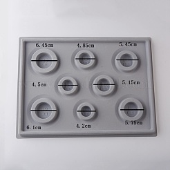 8 Größen Kunststoff Rechteck Armband Design Board&nbsp;TOOL-D052-01