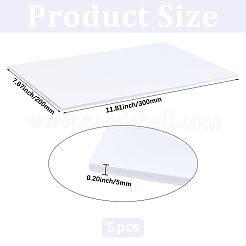 Tablero de espuma de PVC rectangular&nbsp;AJEW-GF0015-16